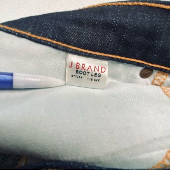 J BRAND DENIM JEANS BOOTLEG #118 INK - Picture 8 of 9